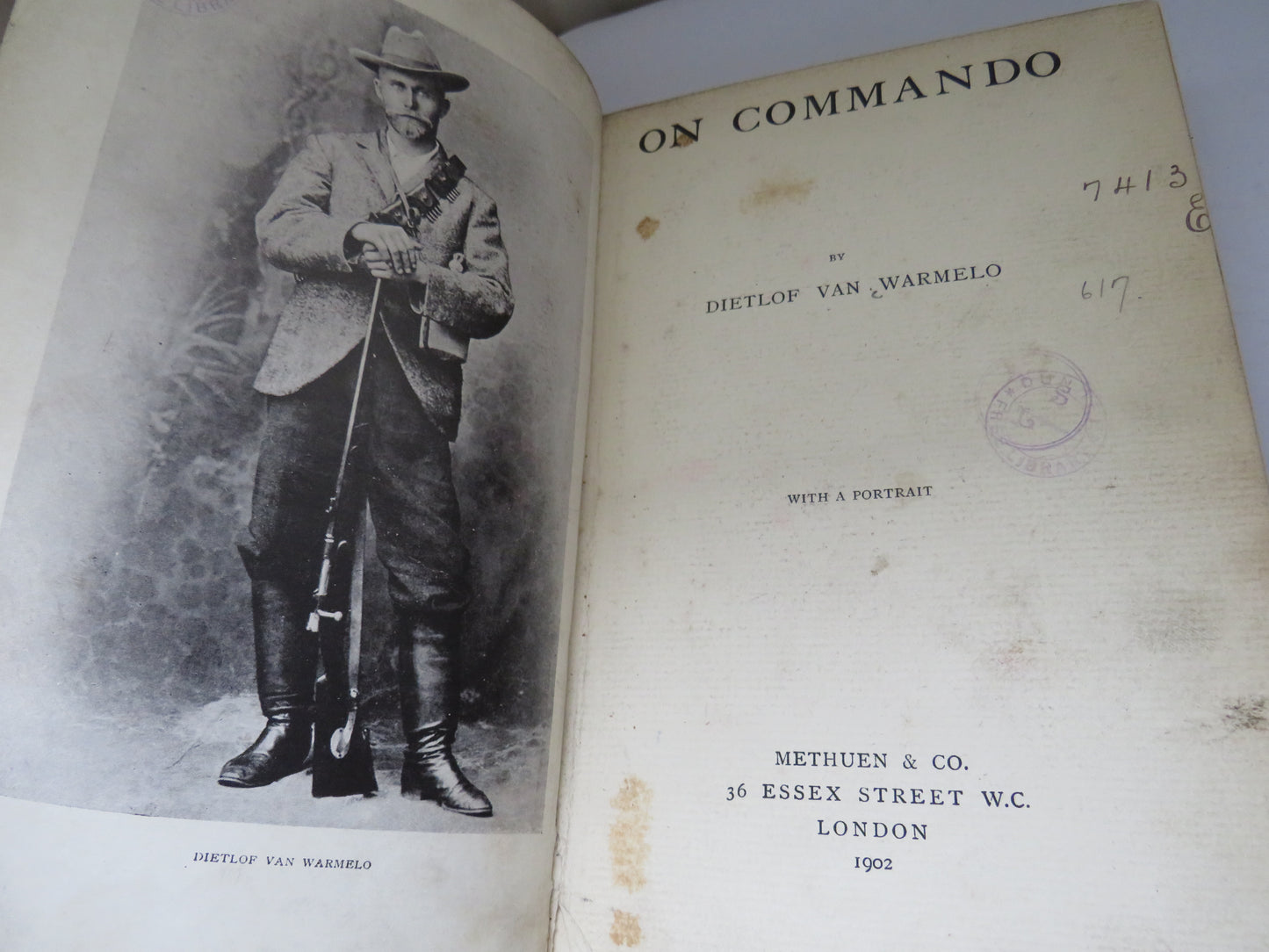 On Commando By Dietlof Van Warmelo 1902