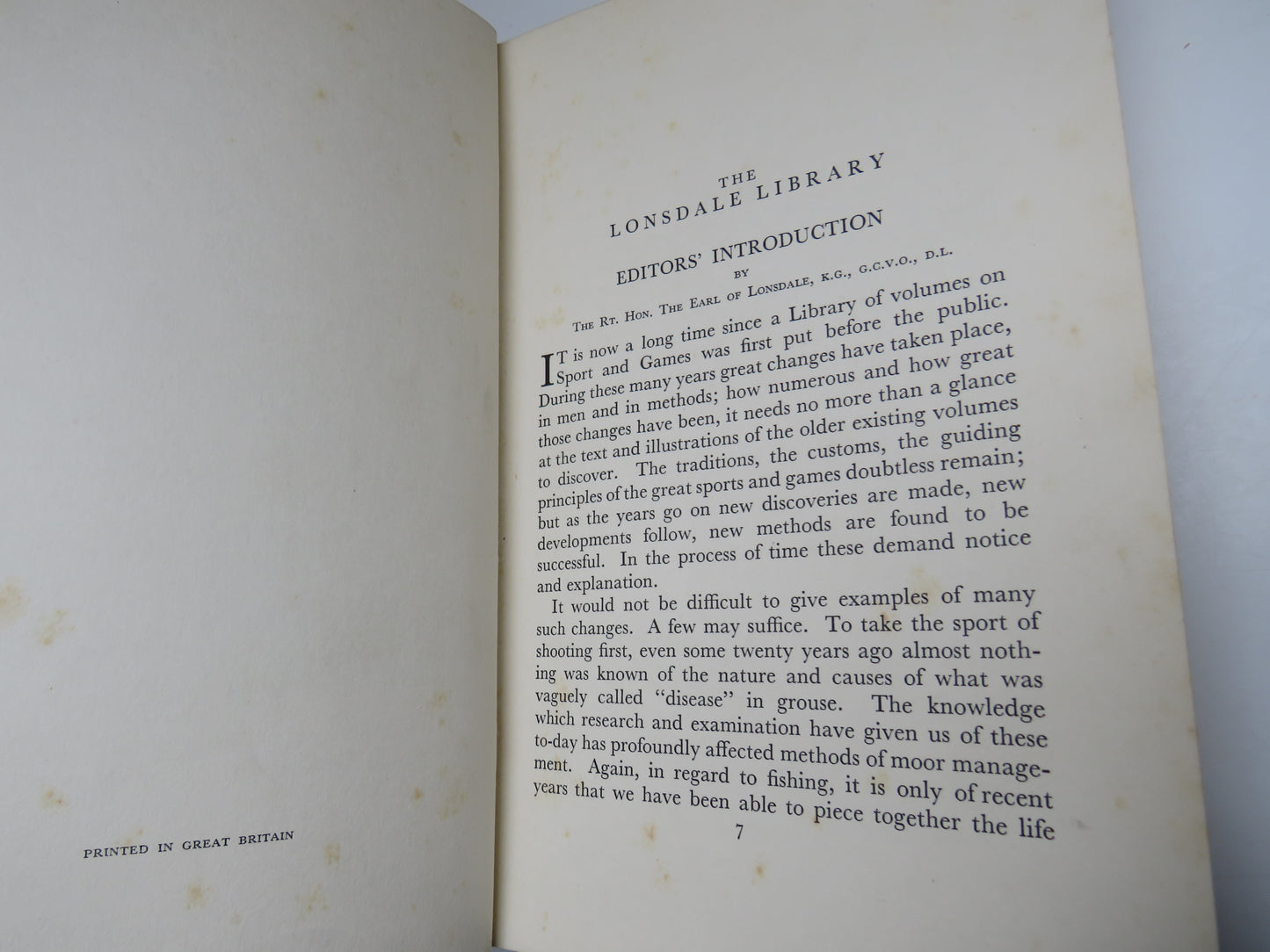 The Lonsdale Keeper's Book, edited by Eric Parker with 60 Illustrations, 1938