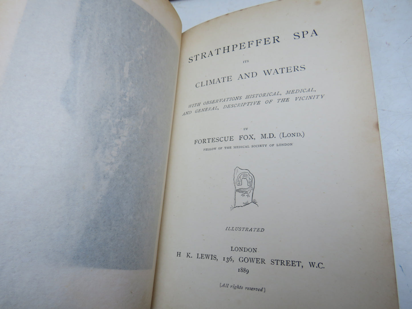 Strathpeffer Spa Its Climate and Waters By Fortescue Fox 1889