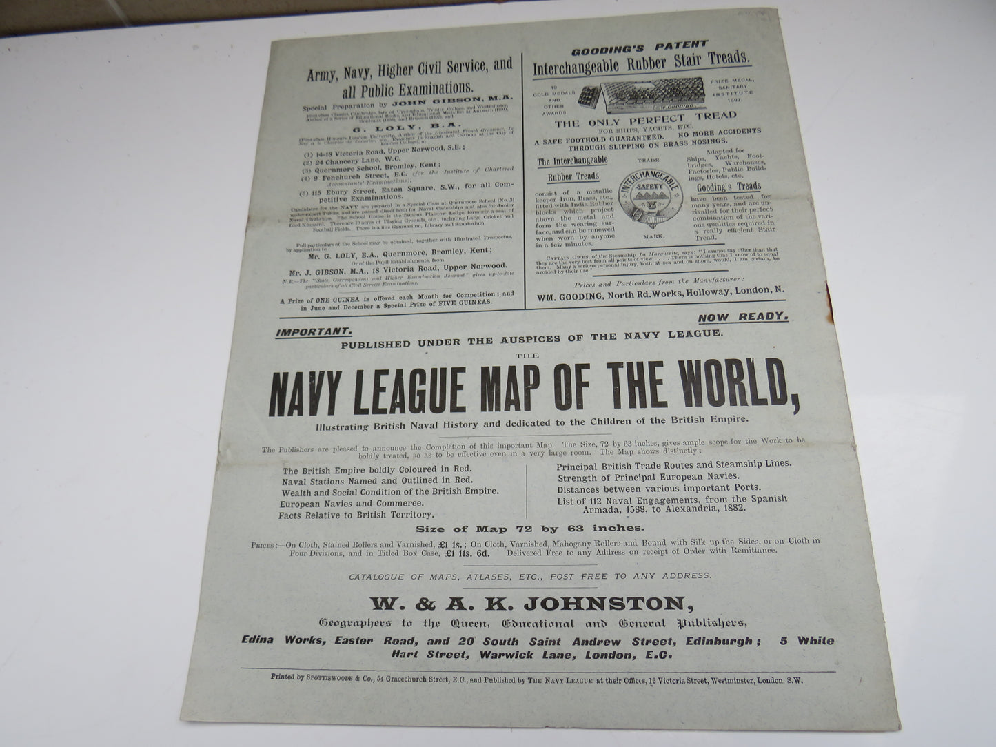 The Navy League Journal The Official Organ of The Navy League November 1898