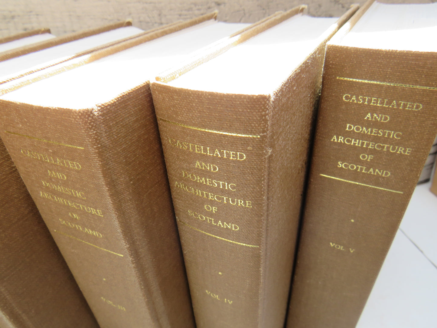 The Castellated and Domestic Architecture of Scotland From The Twelfth To The Eighteenth Century By David MacGibbon and Thomas Ross 1977