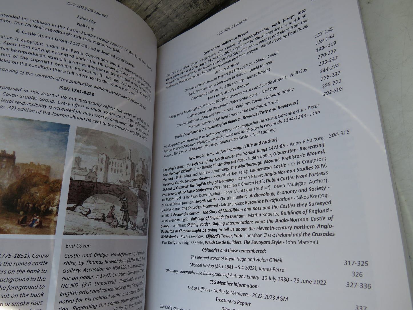 The Castle Studies Group Journal No.36 2022-23