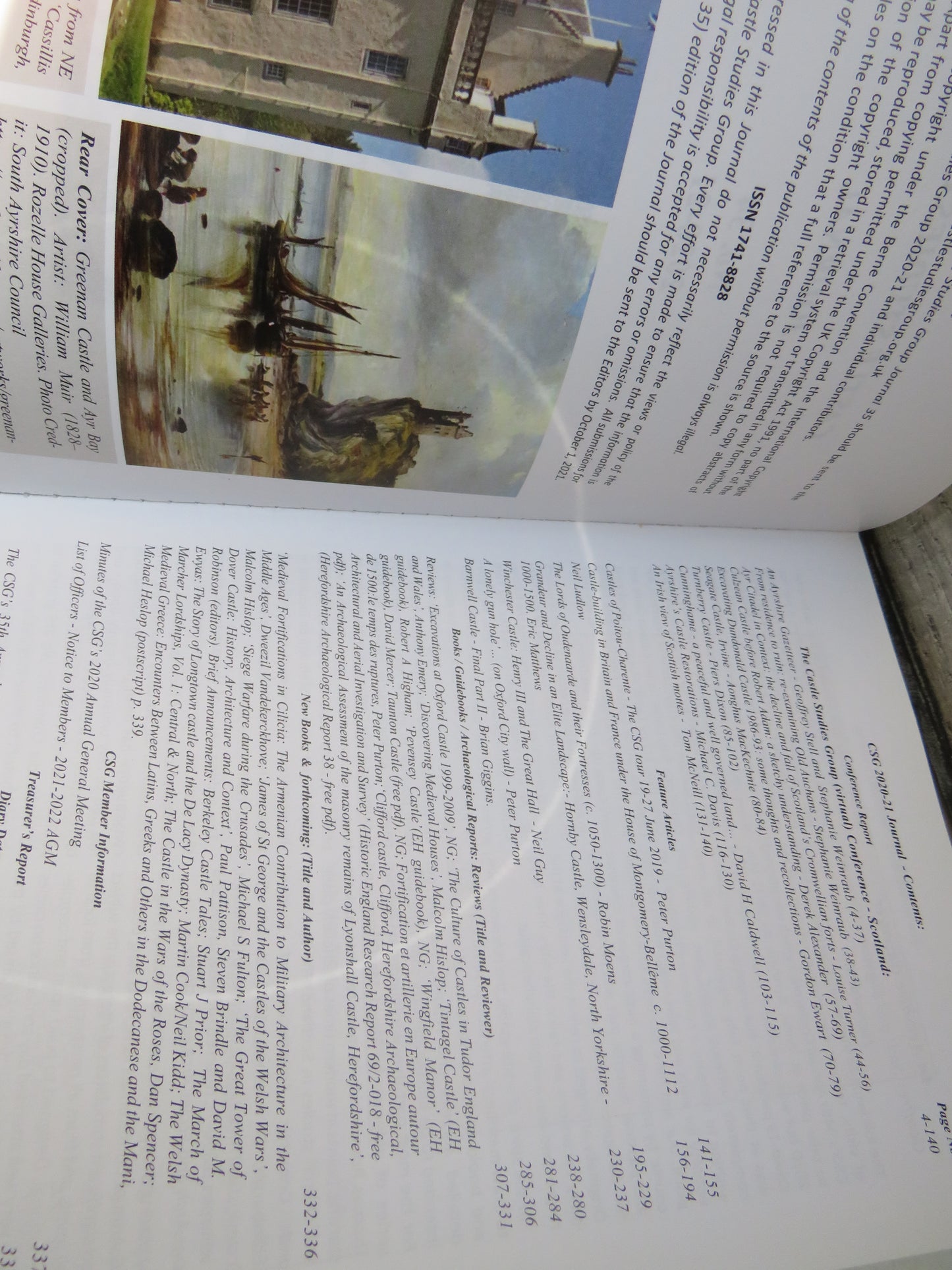 The Castle Studies Group Journal No.34 2020-21
