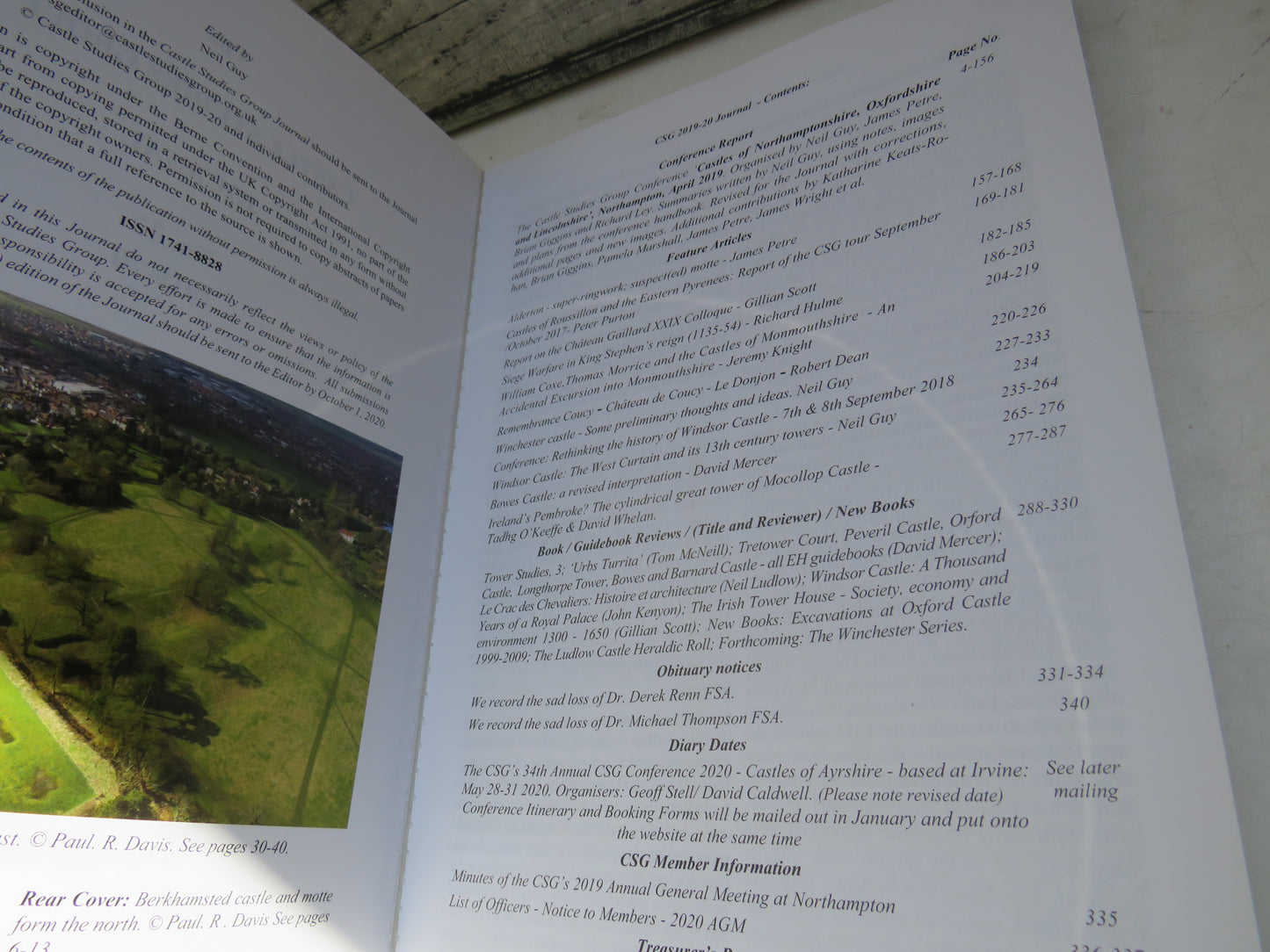The Castle Studies Group Journal No. 33 2019-20