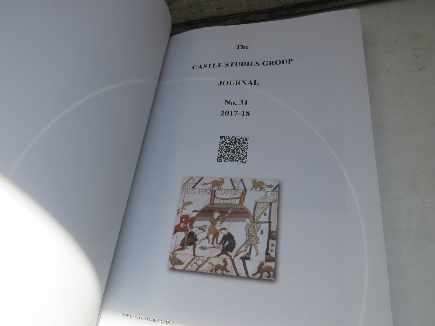 The Castle Studies Group Journal No 31 2017-2018