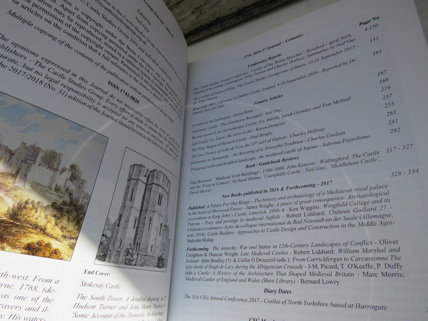 The Castle Studies Group Journal No 30 2016-17