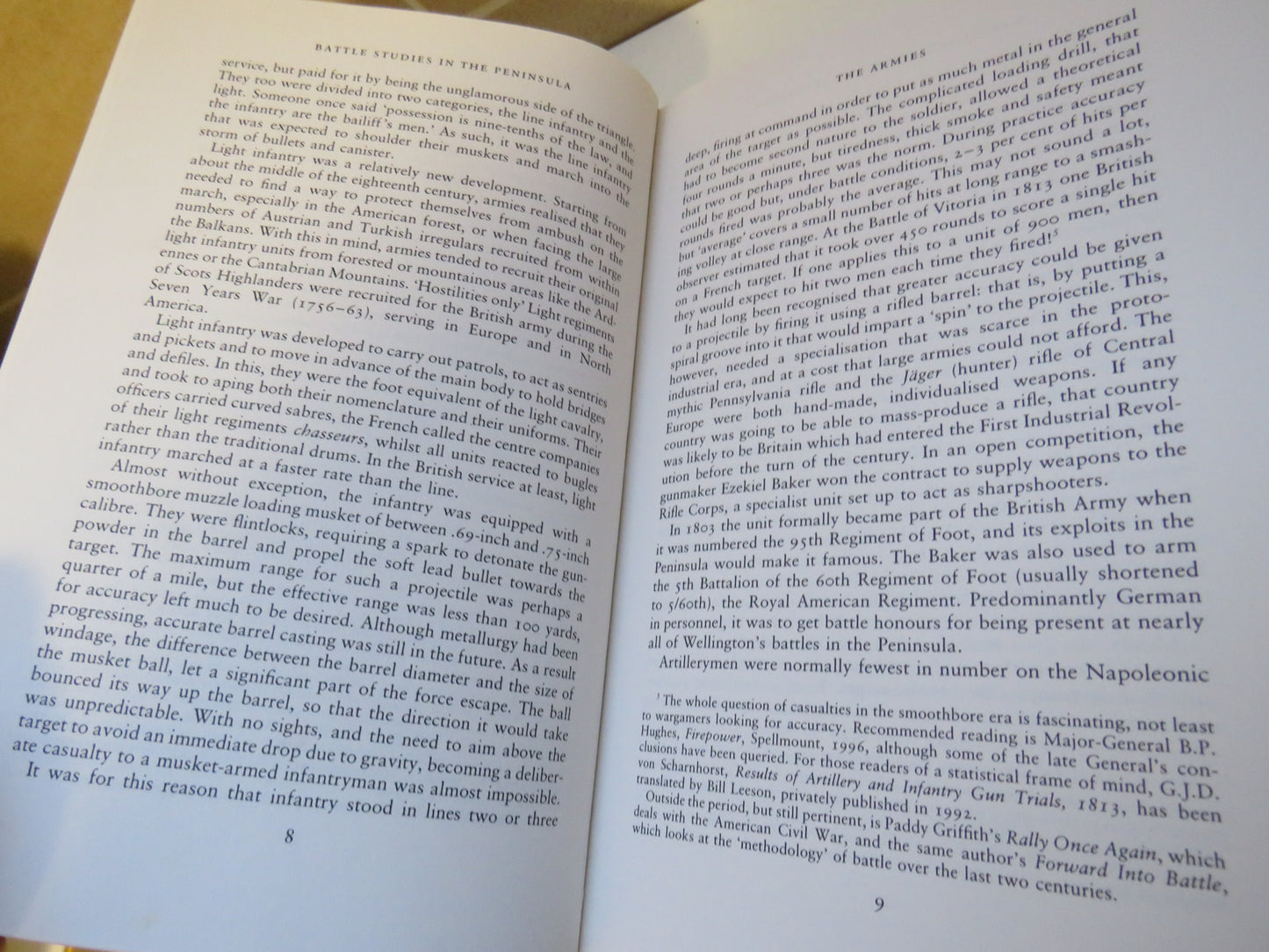 Battle Studies in the Peninsula, May 1808-January 1809, by Richard Partridge and Michael Oliver, 1998