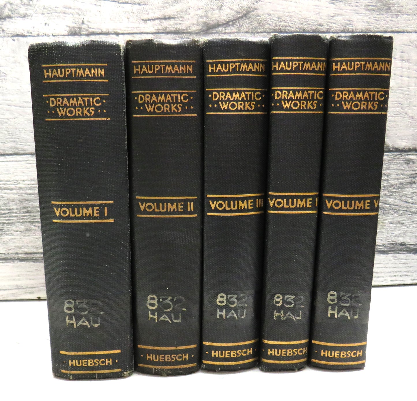The Dramatic Works of Gerhart Hauptmann Edited By Ludwig Lewisohn 1920