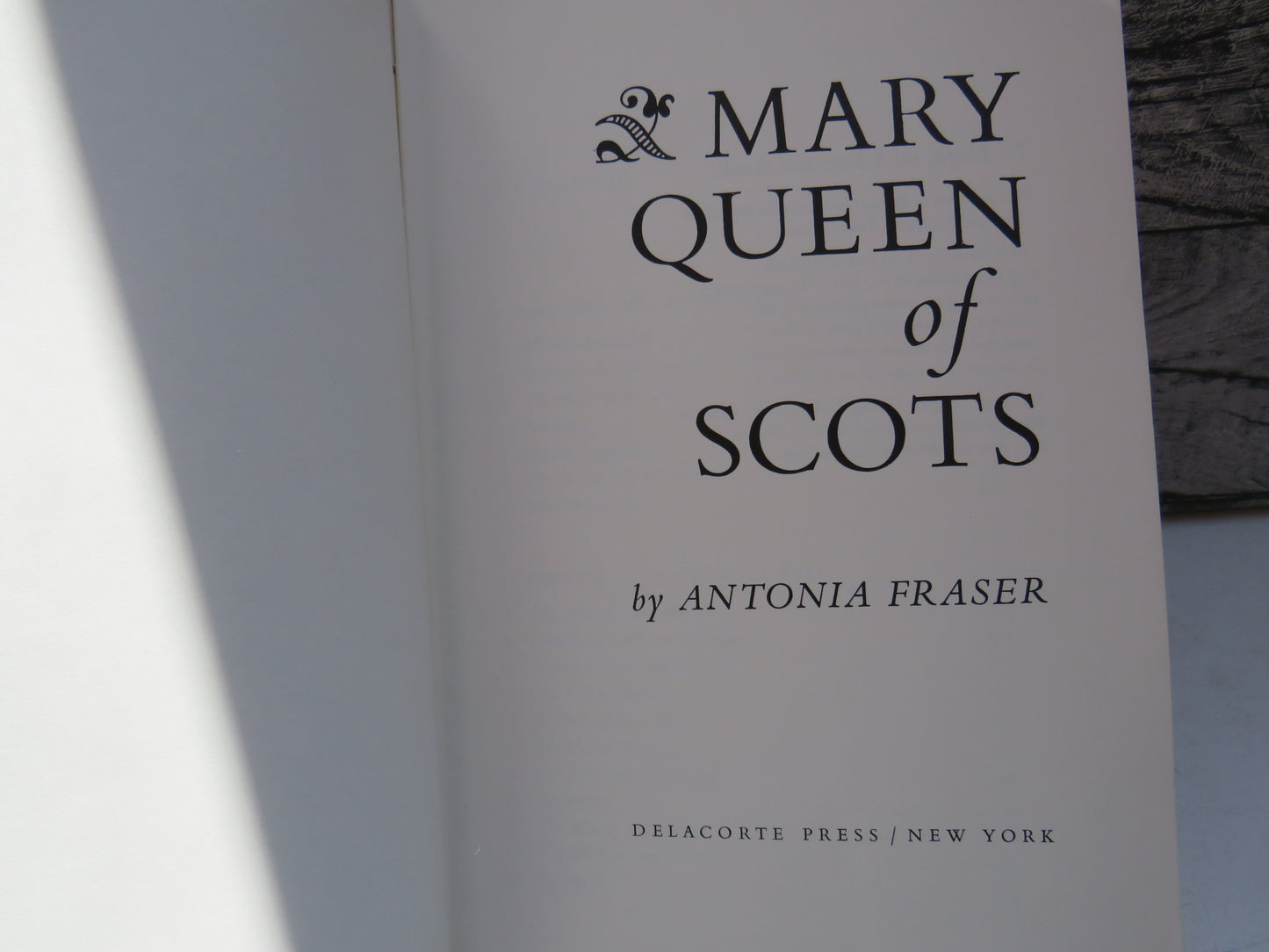 Mary Queen of Scots By Antonia Fraser 1969