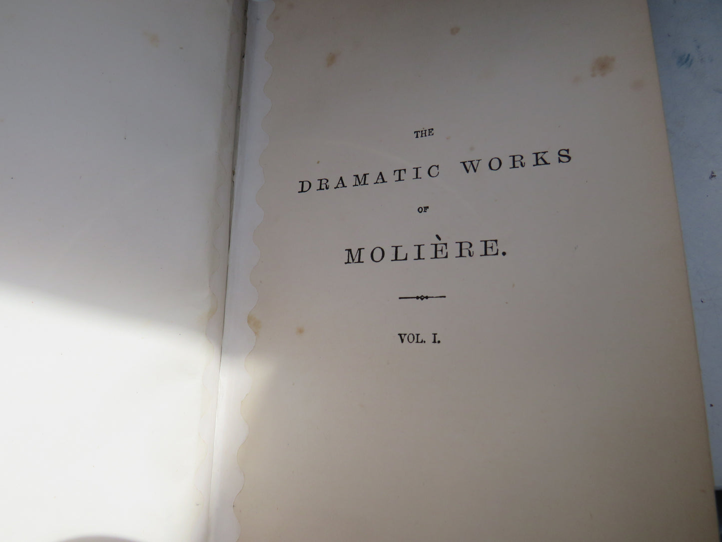 The Dramatic Works of Moliere Translated Into English Prose By Charles Heron Wall 1883