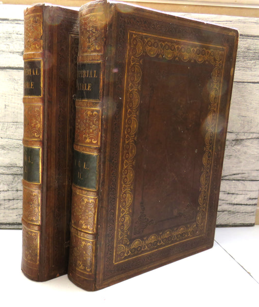 The Imperial Family Bible Containing The Old & New Testaments 2 Volumes