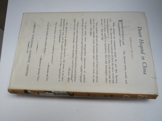 Desert Hospital In China By Barbara Spencer 1954 Vintage Book