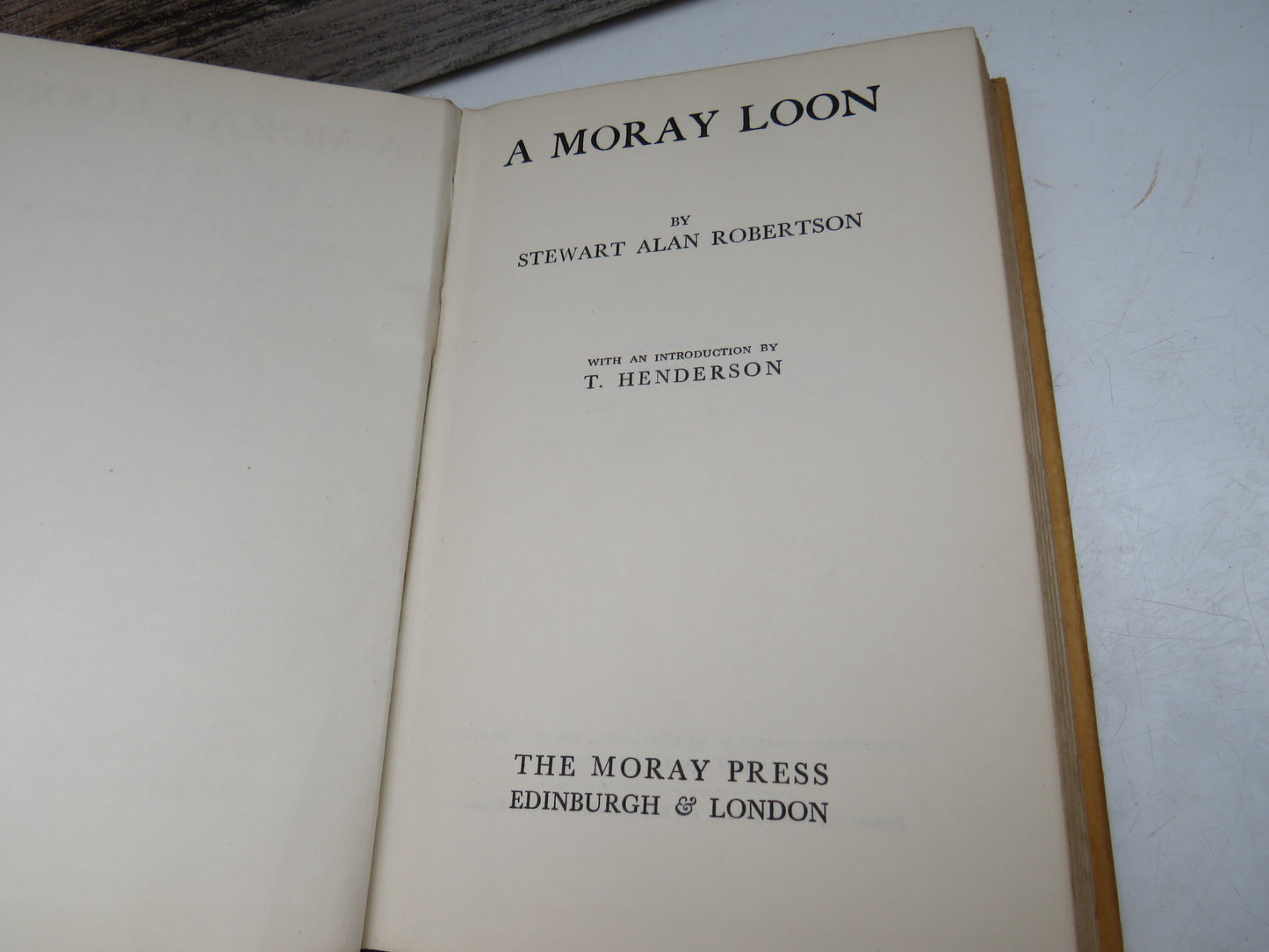 A Moray Loon By Stewart Alan Robertson 1933