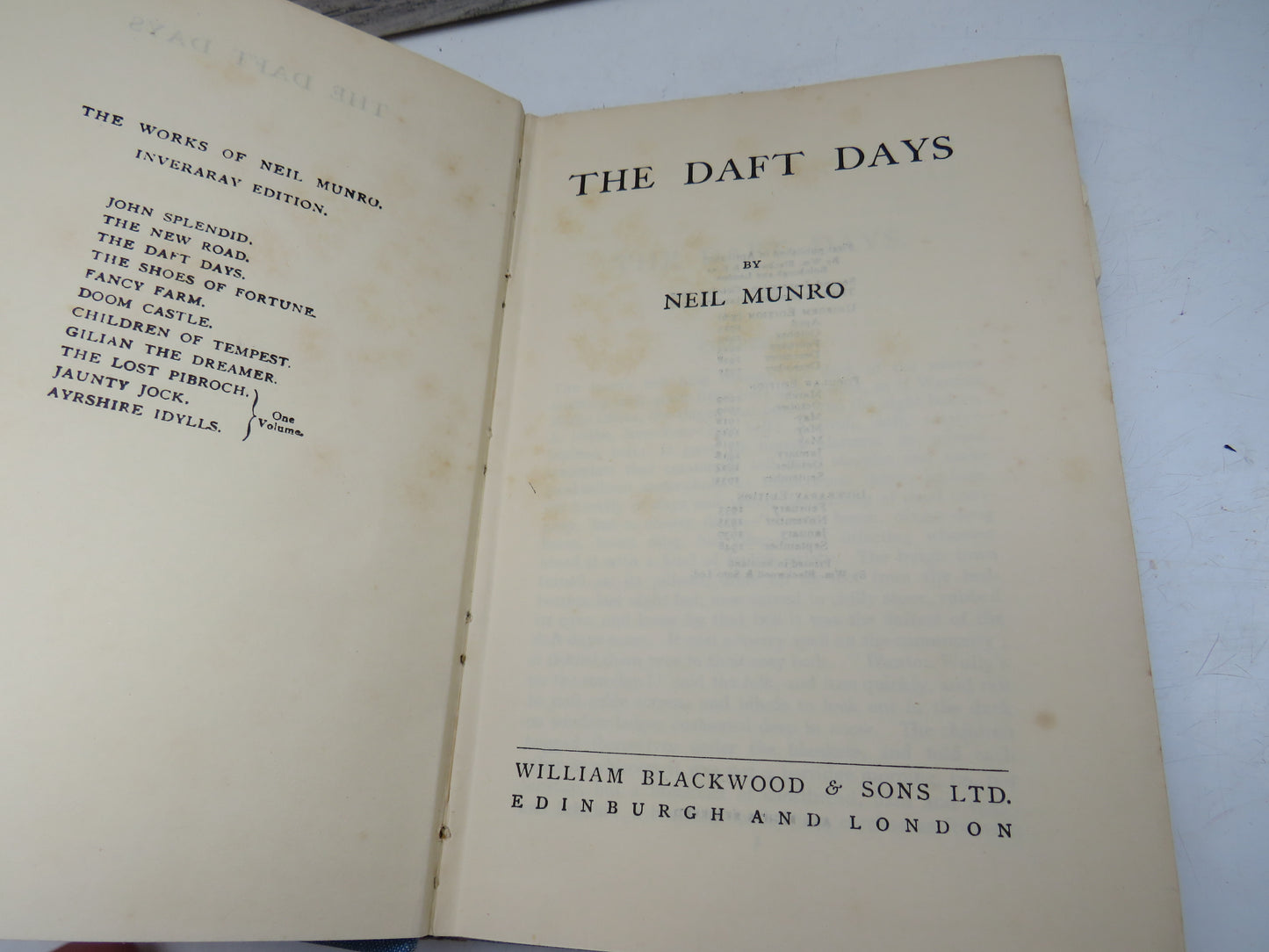 The Daft Days By Neil Munro 1948