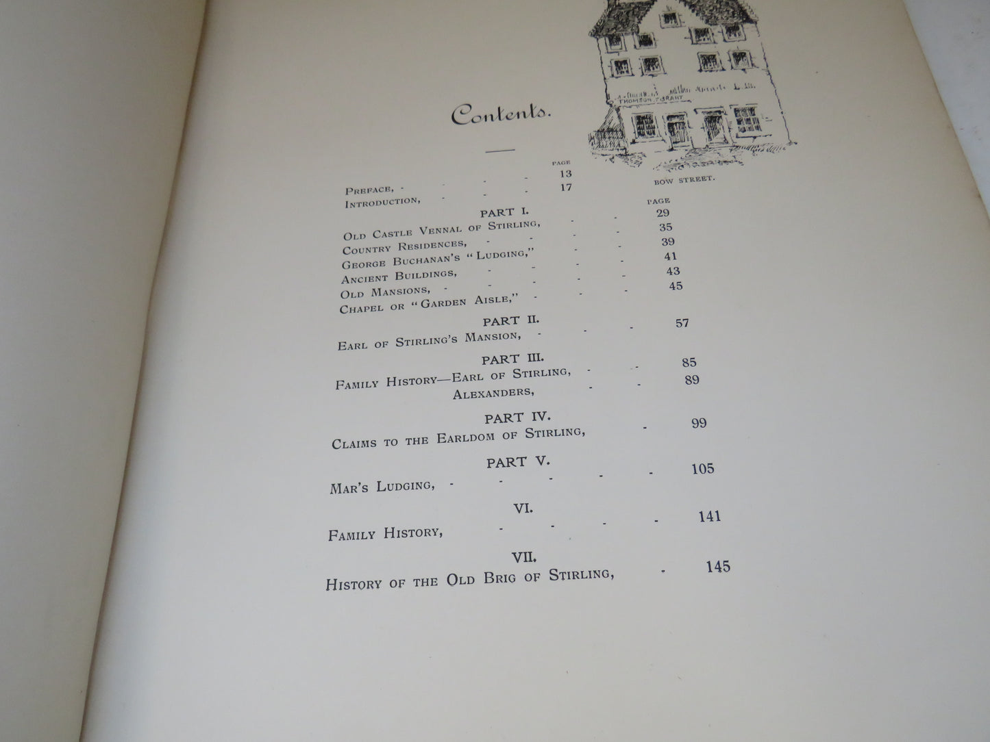 The Old Castle Vennal of Stirling and Its Occupants With The Old Brig of Stirling By J.S. Fleming 1906