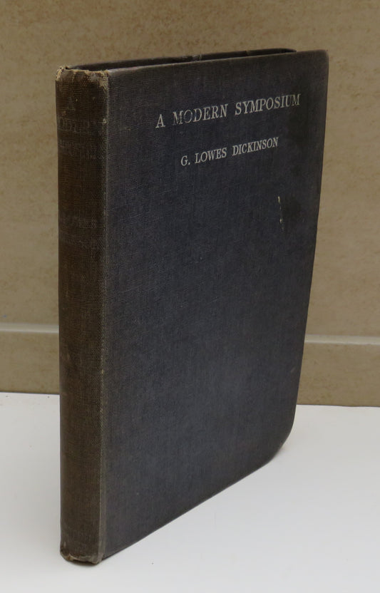 A Modern Symposium By G.Lowes Dickinson 1906