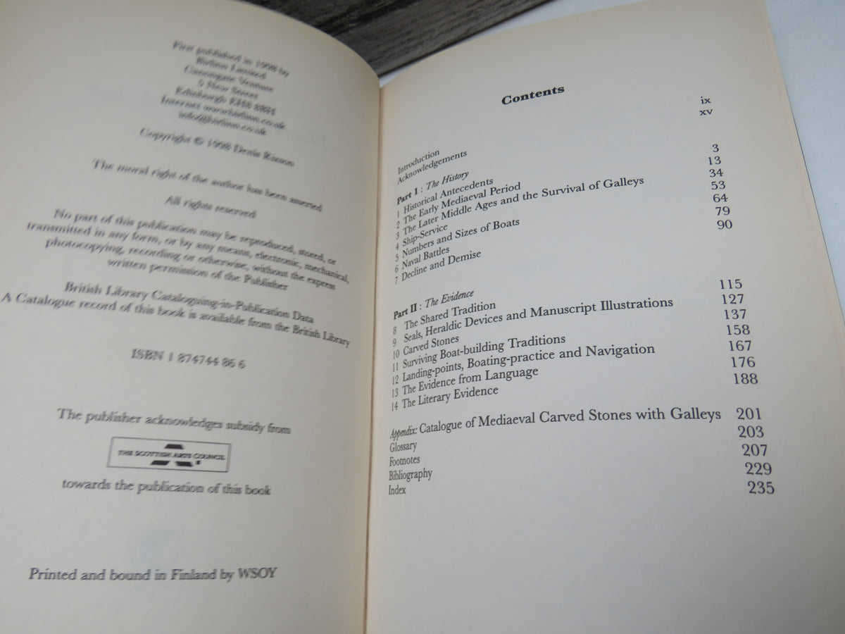 The West Highland Galley By Denis Rixson 1998
