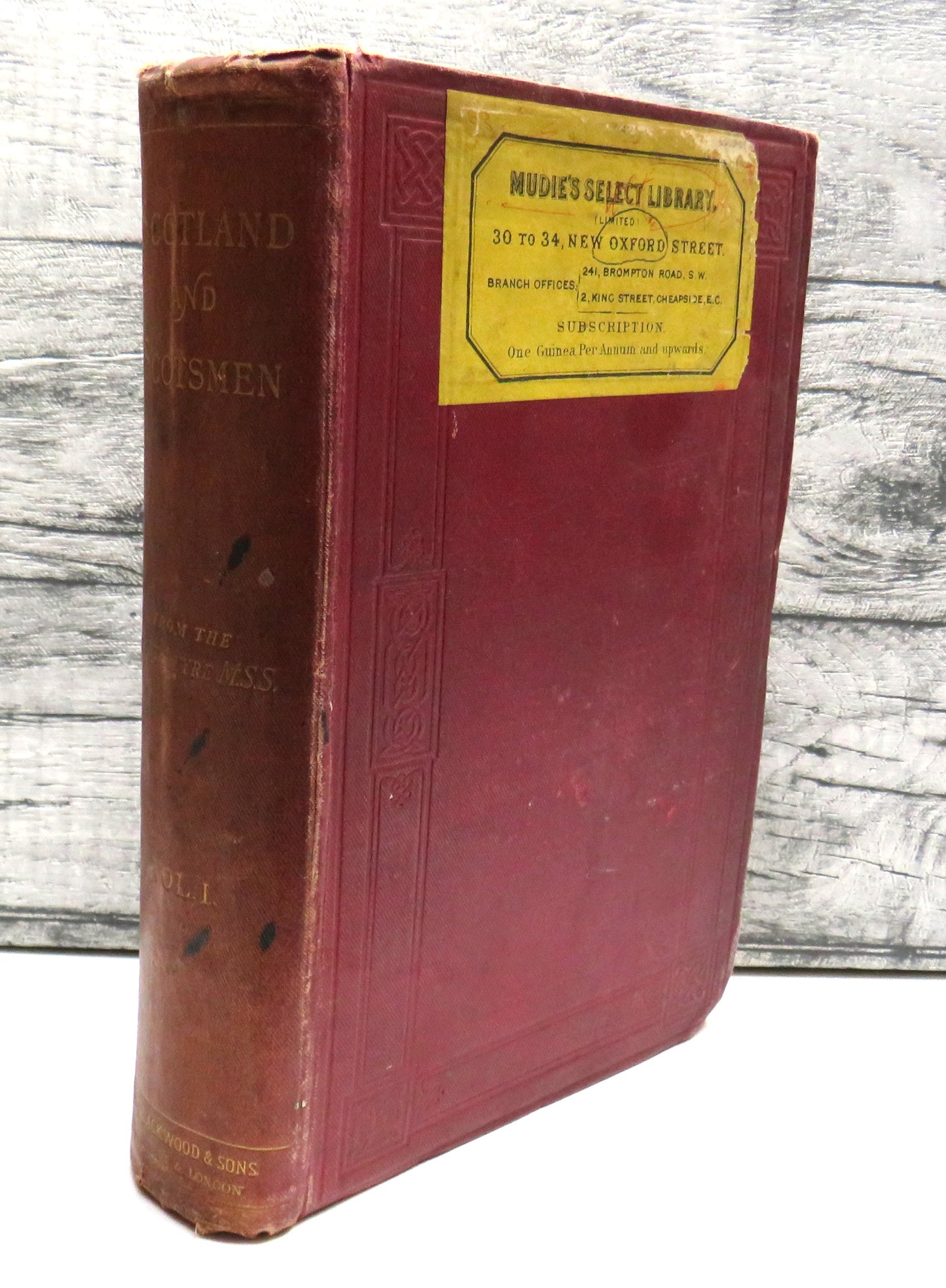 Scotland and Scotsmen In The Eighteenth Century From The MSS Of John Ramsay ESQ of Ochtertyre Vol I 1888