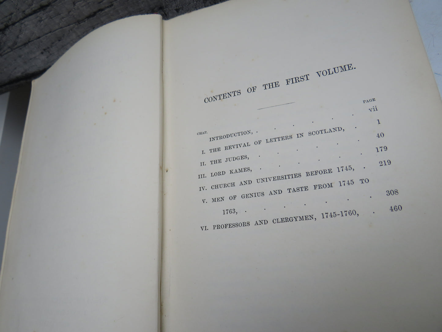 Scotland and Scotsmen In The Eighteenth Century From The MSS Of John Ramsay ESQ of Ochtertyre Vol I 1888