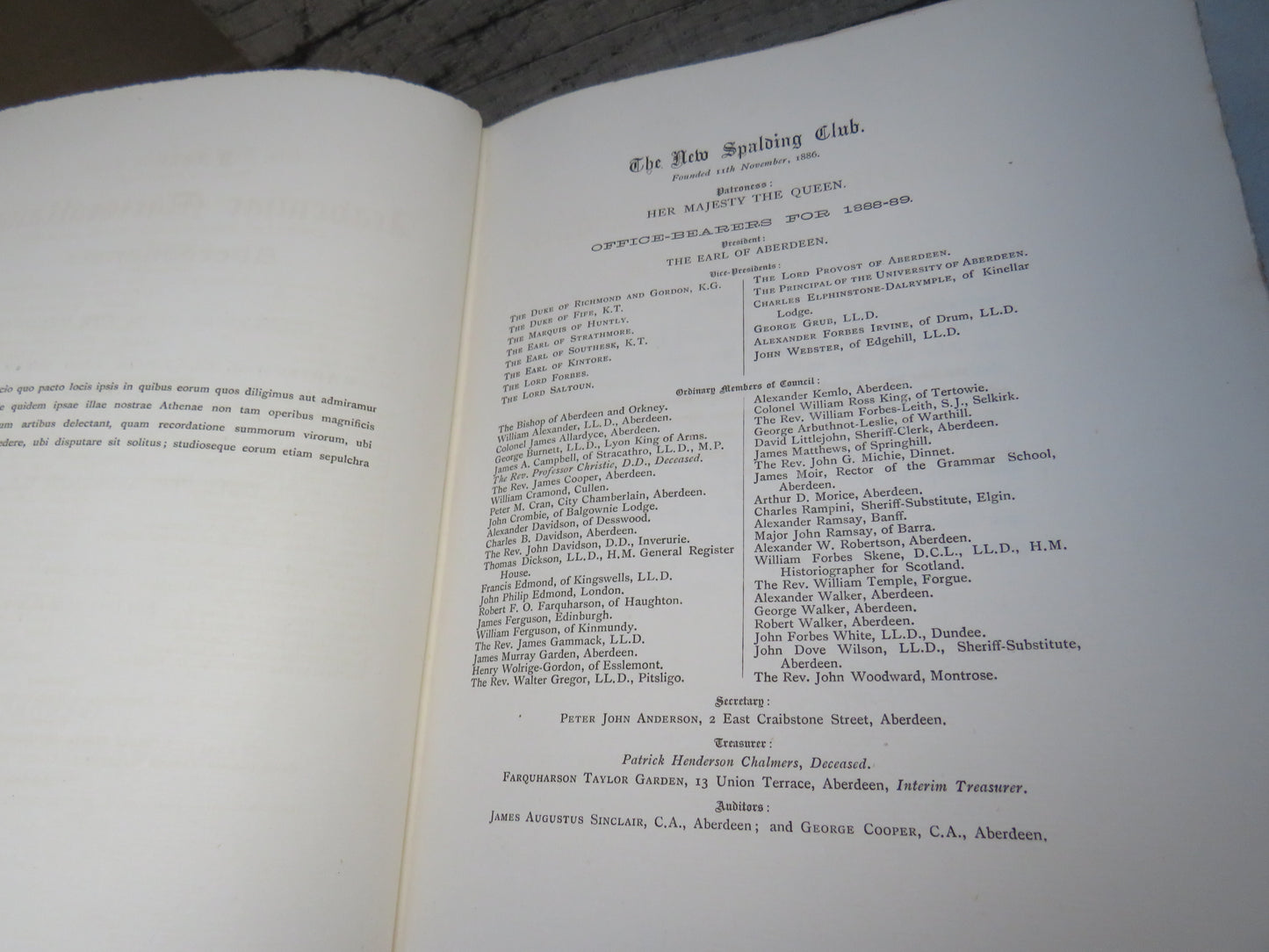 Fasti Academiae Mariscallanae Aberdonensis Selections From The Records Of The Marischal College and University MDXCIII-MDCCCLX 3 Volumes