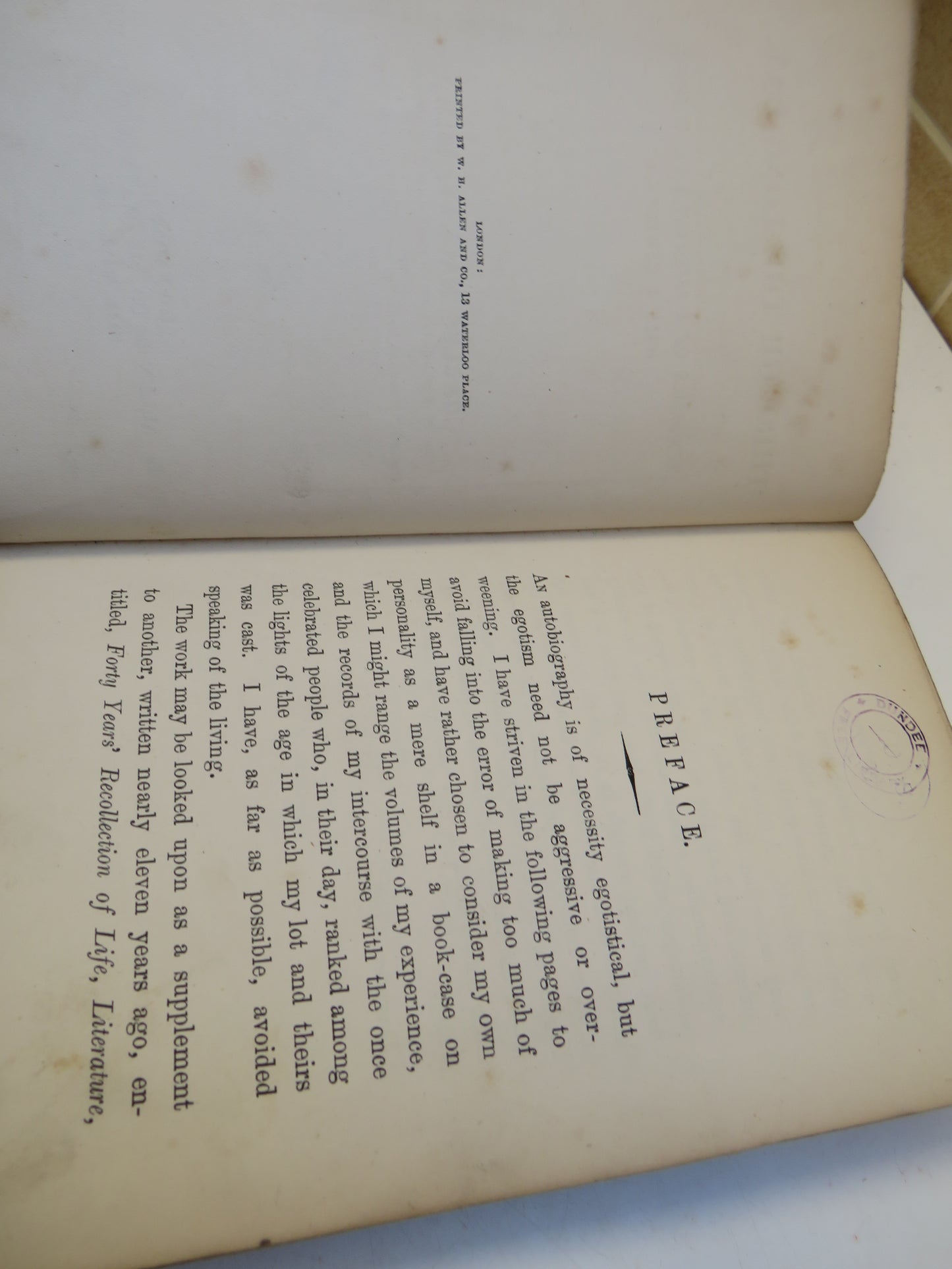 Through The Long Day, Or Memorials Of A Literary Life During Half A Century By Charles Mackay Vol I 1887