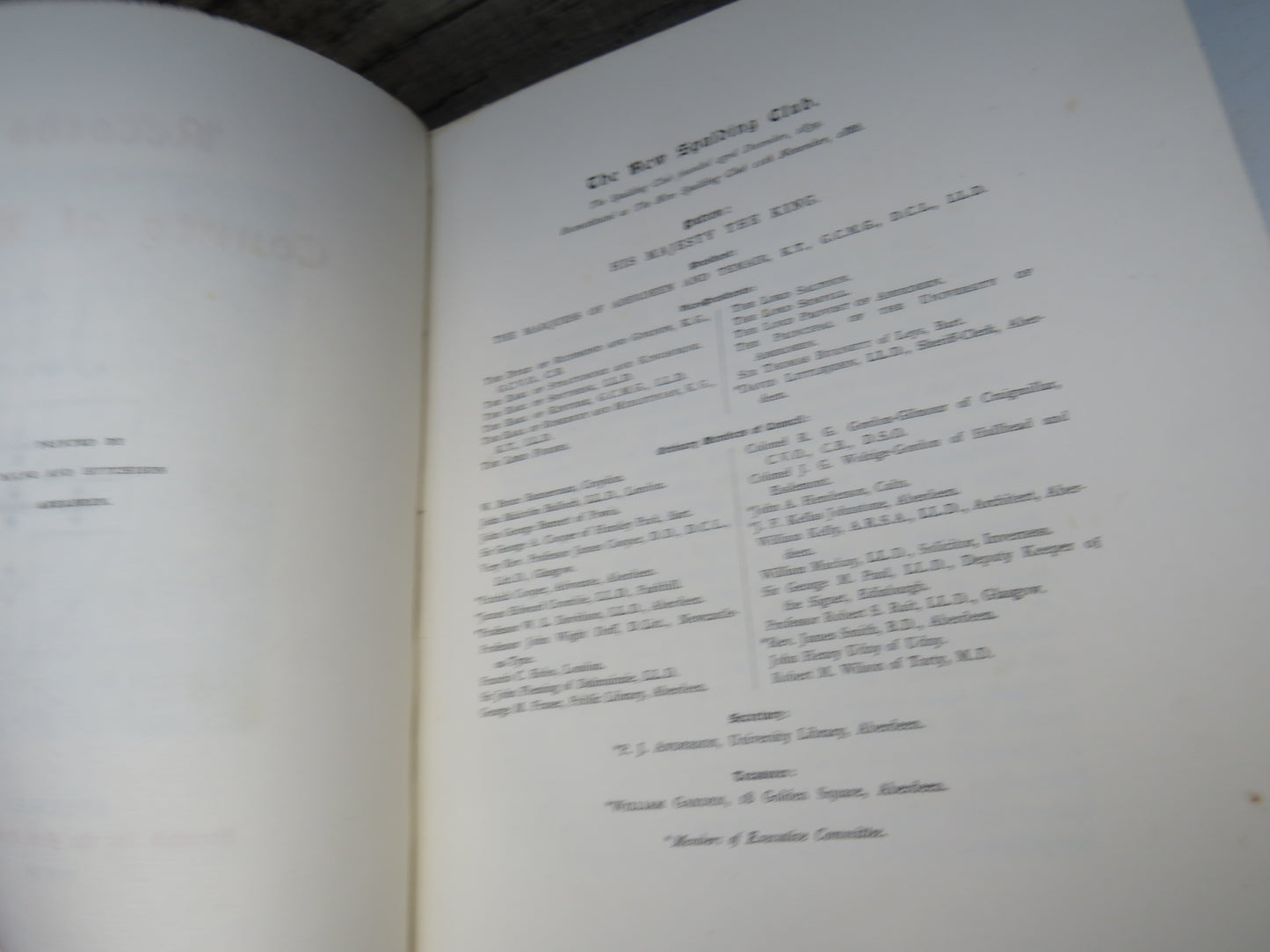 Records Of The County of Banff 1660-1760 One Hundred Years of County Government