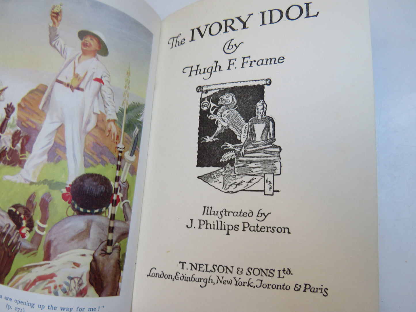 The Ivory Idol By Hugh F. Frame