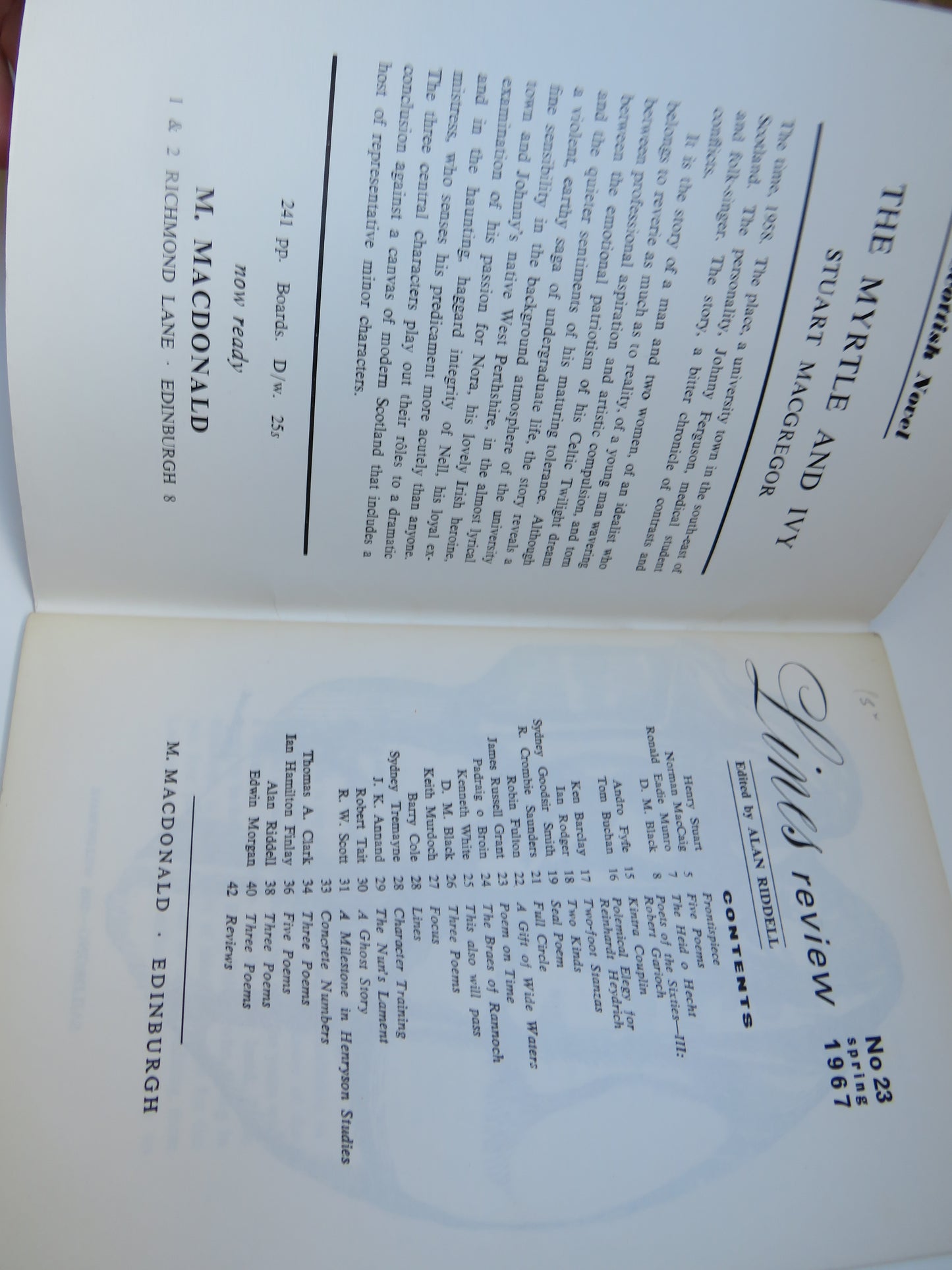 Scotland's Magazine of Poetry Lines - Robert Garioch By D.M. Black