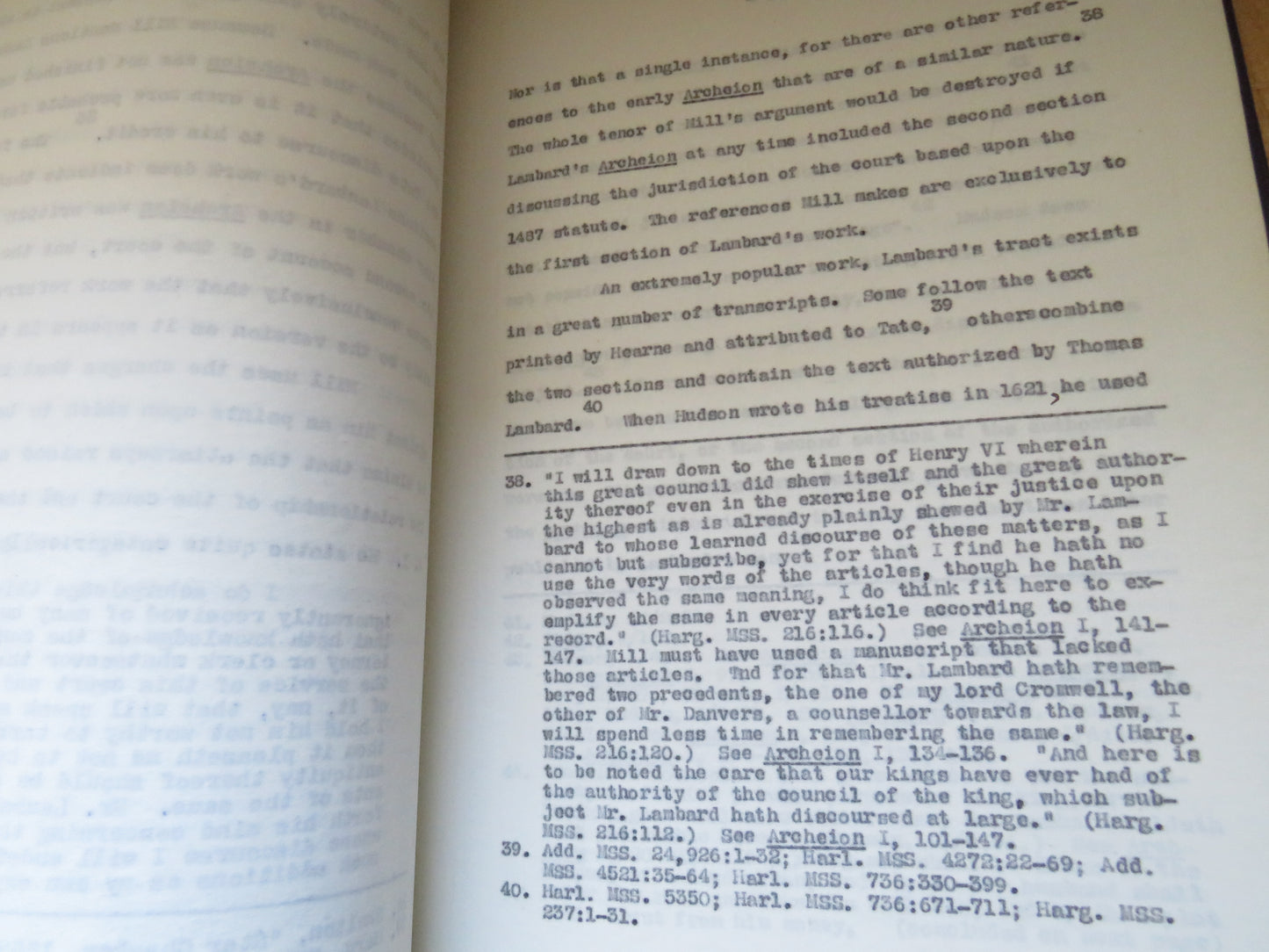 An Introduction To A Study Of The Court of Star Chamber 1603-1625 By James F. Mathias 1939 Dissertation