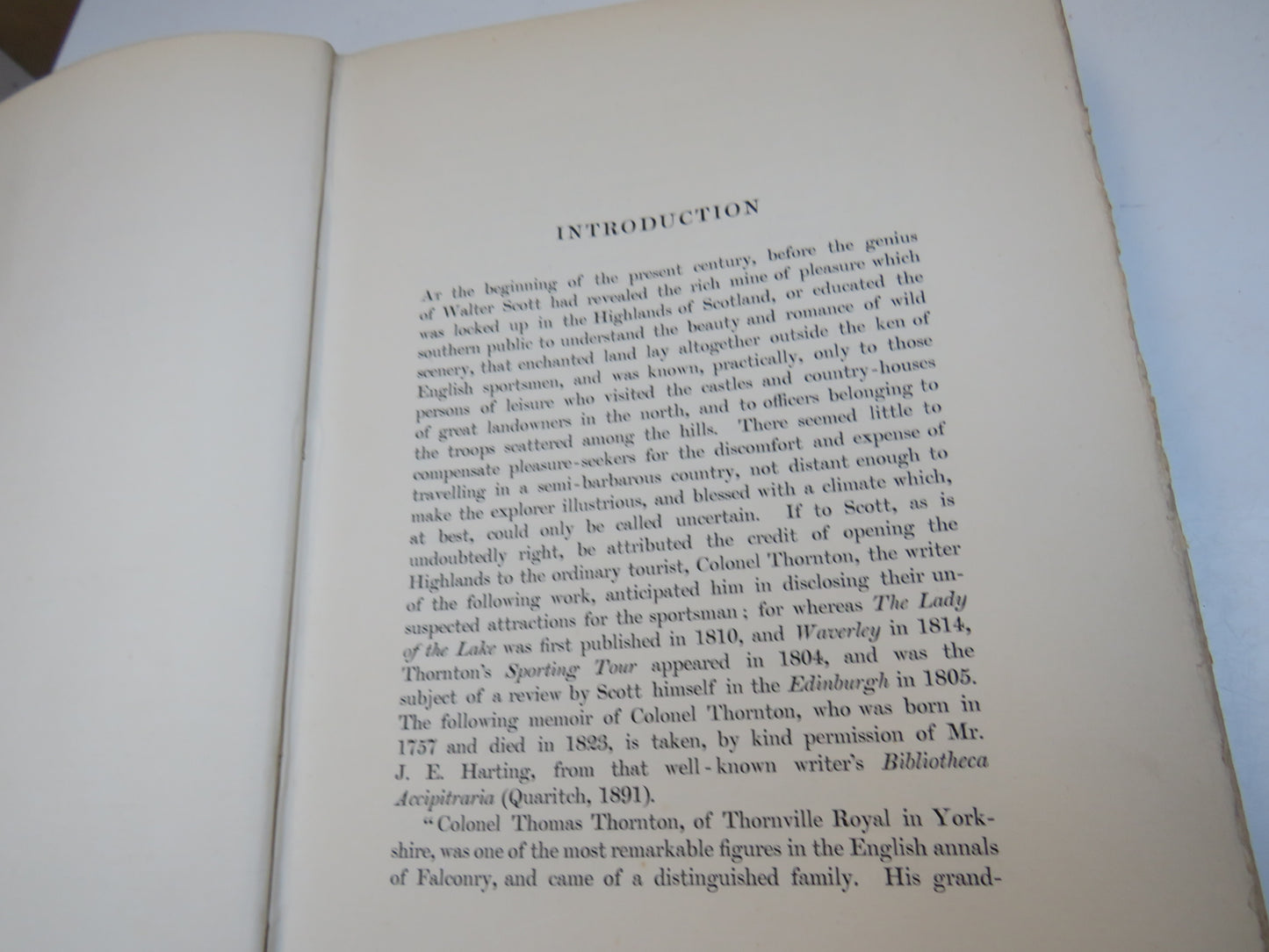 A Sporting Tour Through The Northern Parts of England and The Great Highlands of Scotland By Colonel T. Thornton 1896