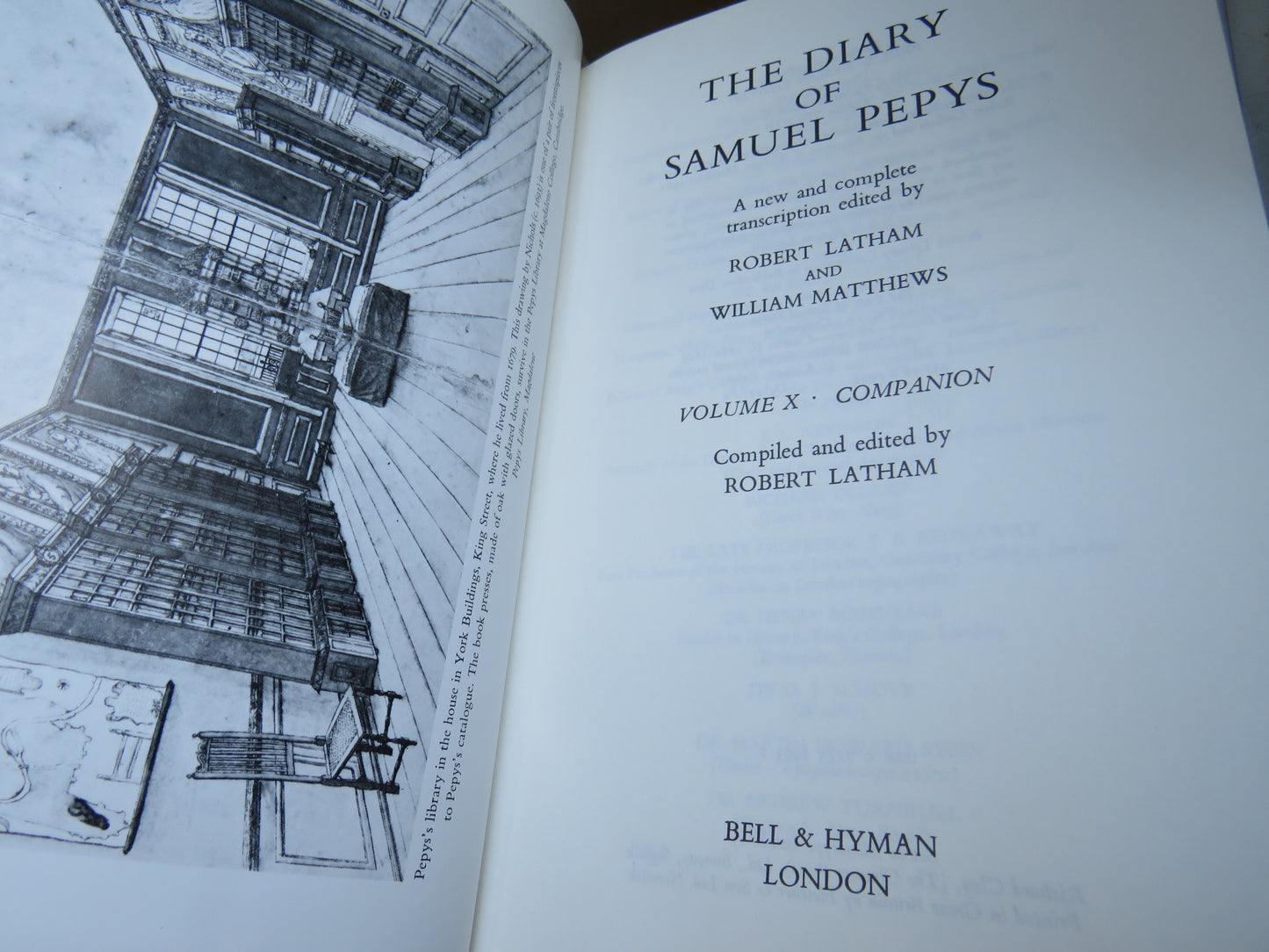 The Diary of Samuel Pepys Vol I - XI (11 Volume Complete Set), Latham & Matthews (Ed.), 1960 - 1985