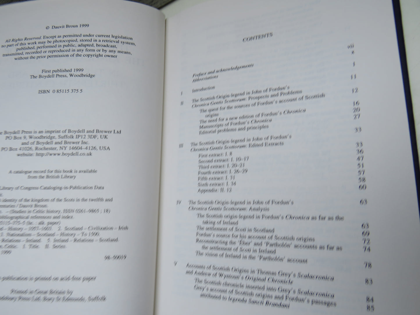 The Irish Identity of The Kingdom Of The Scots In The Twelfth and Thirteenth Centuries By Dauvit Broun 1999