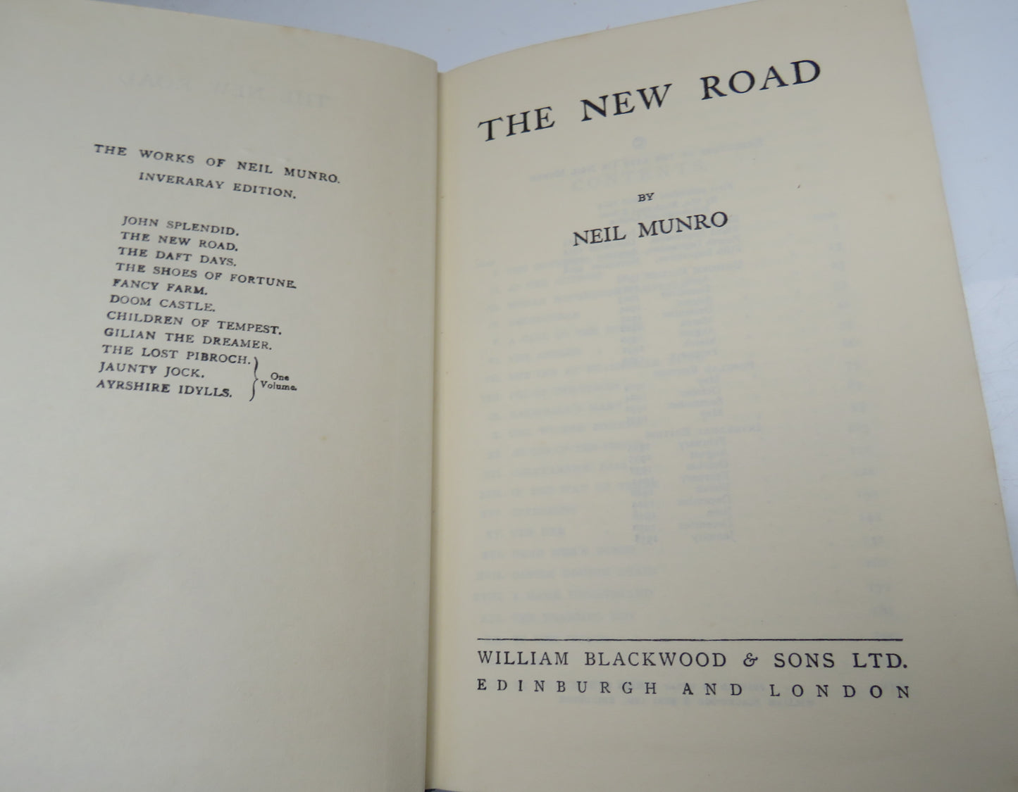 The New Road by Neil Munro, 1958