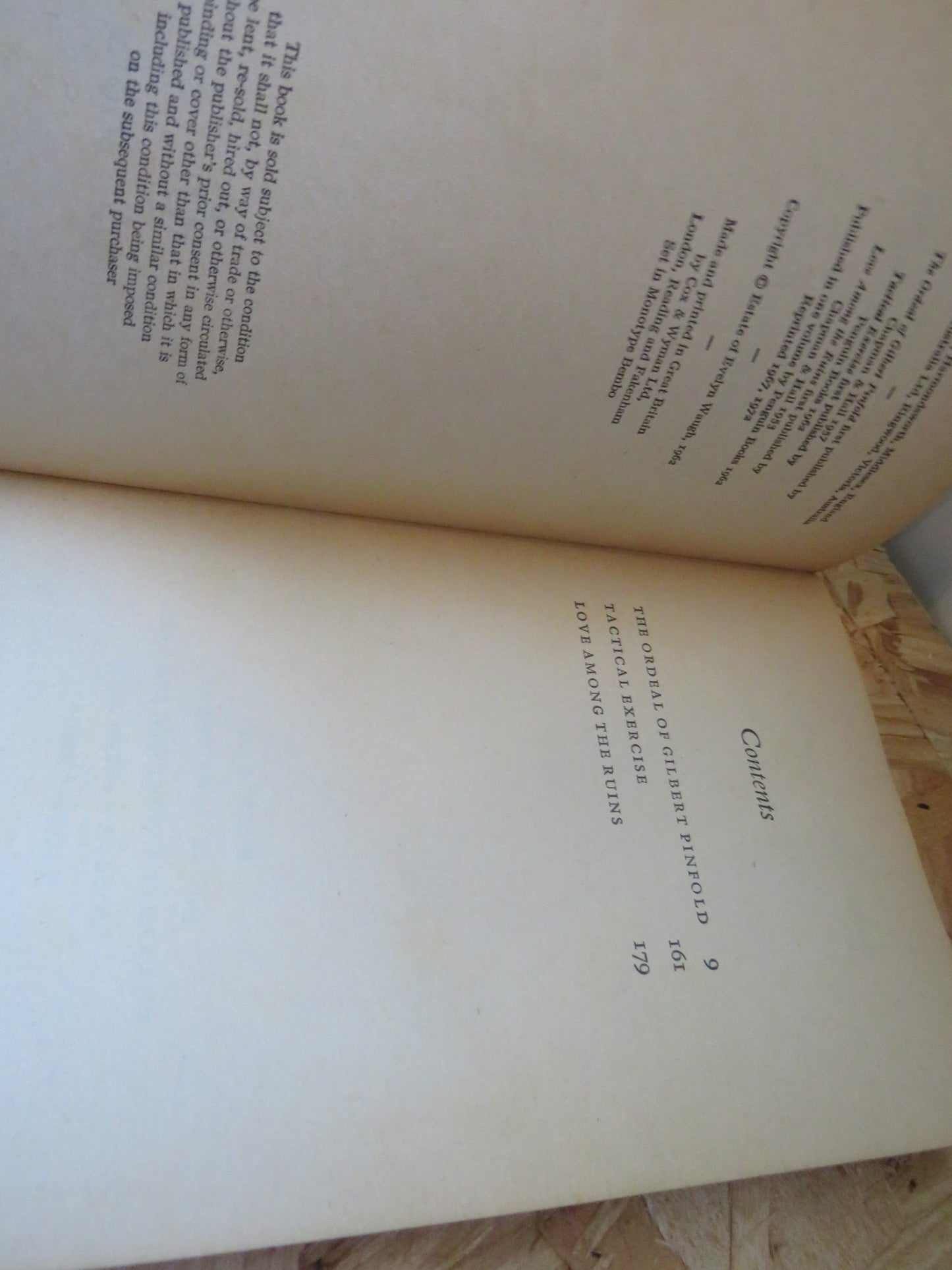 The Ordeal of Gilbert Pinfold By Evelyn Waugh Penguin Books 1972