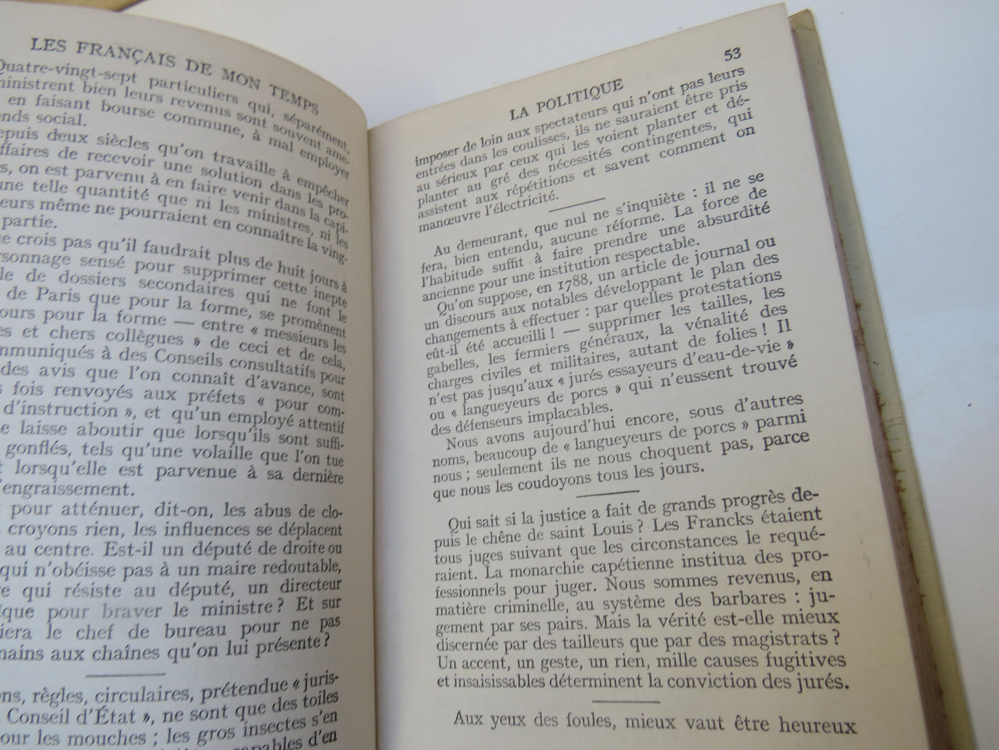 Les Francais De Mon Temps Par Le Vicomte G. d'Avenel