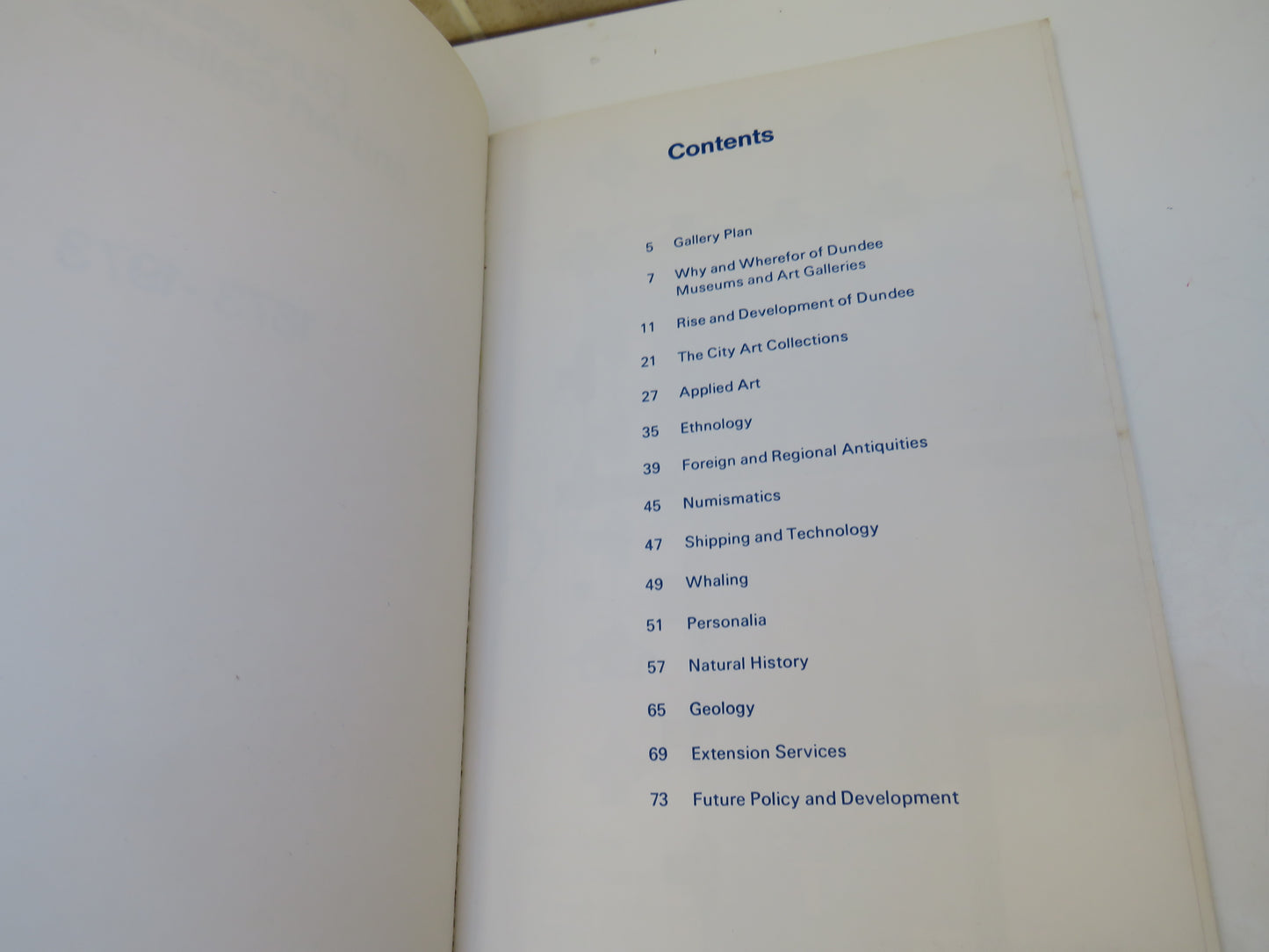 100 Years of Dundee Museums and Art Galleries 1873-1973