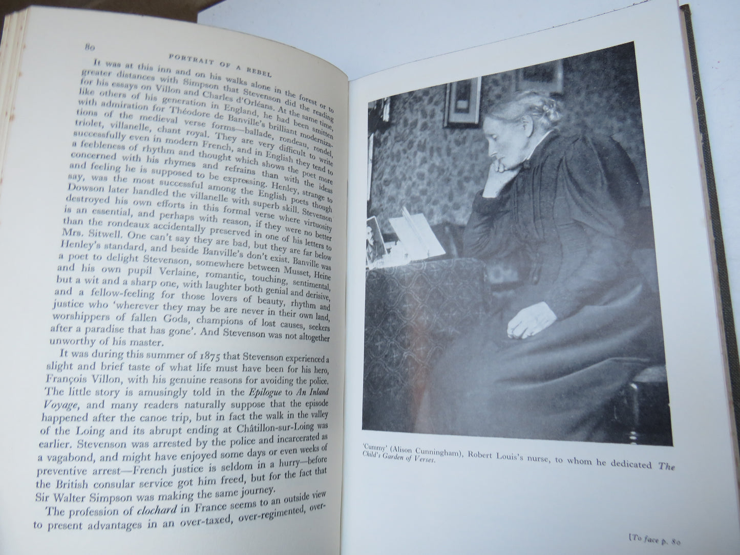 Portrait Of A Rebel The Life and Work of Robert Louis Stevenson By Richard Aldington 1957 1st Edition