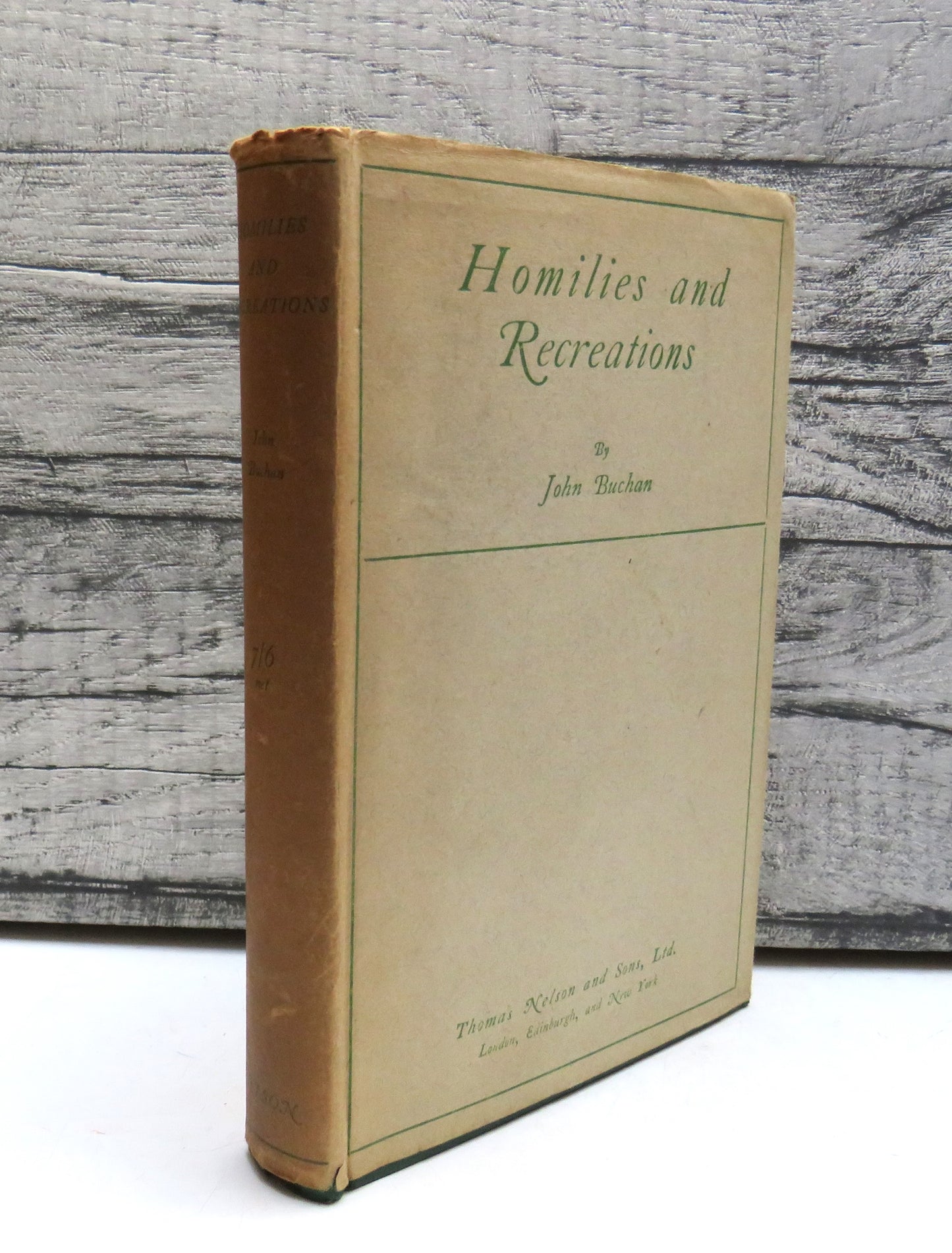 Homilies and Recreations by John Buchan, 1926