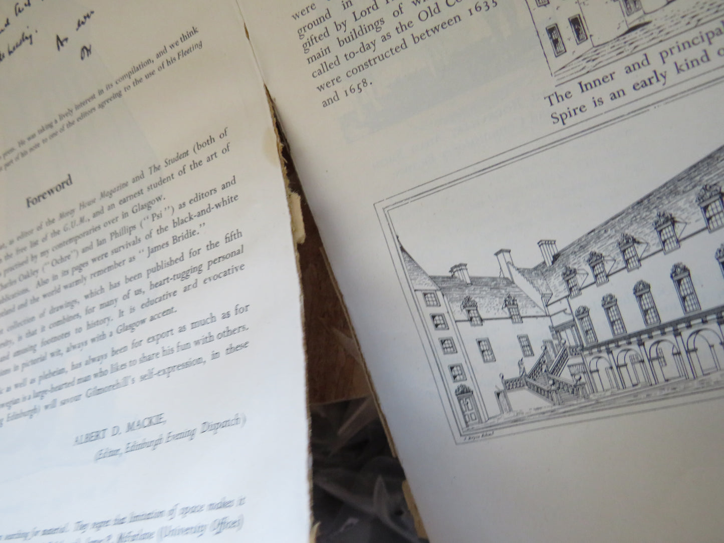 The Fleeting Years A Collection of Drawings of Incidents and Personalities At Glasgow University 1951