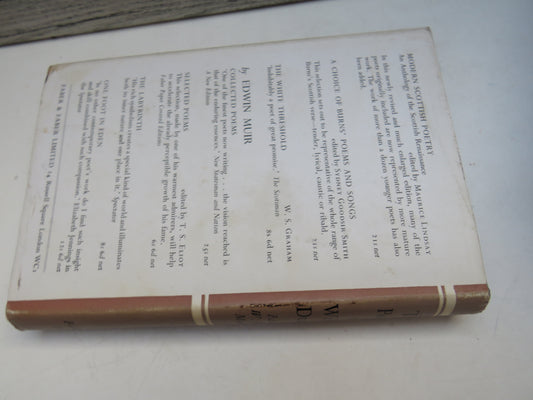 The Poems of William Dunbar Edited By W. Mackay Mackenzie 1932