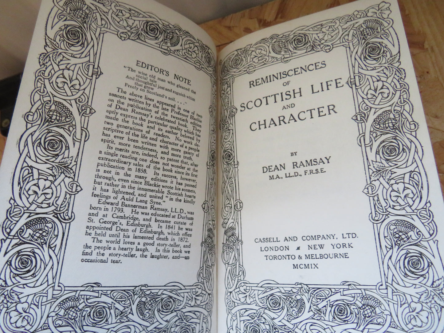 Reminiscences of Scottish Life and Character By Dean Ramsay 1909