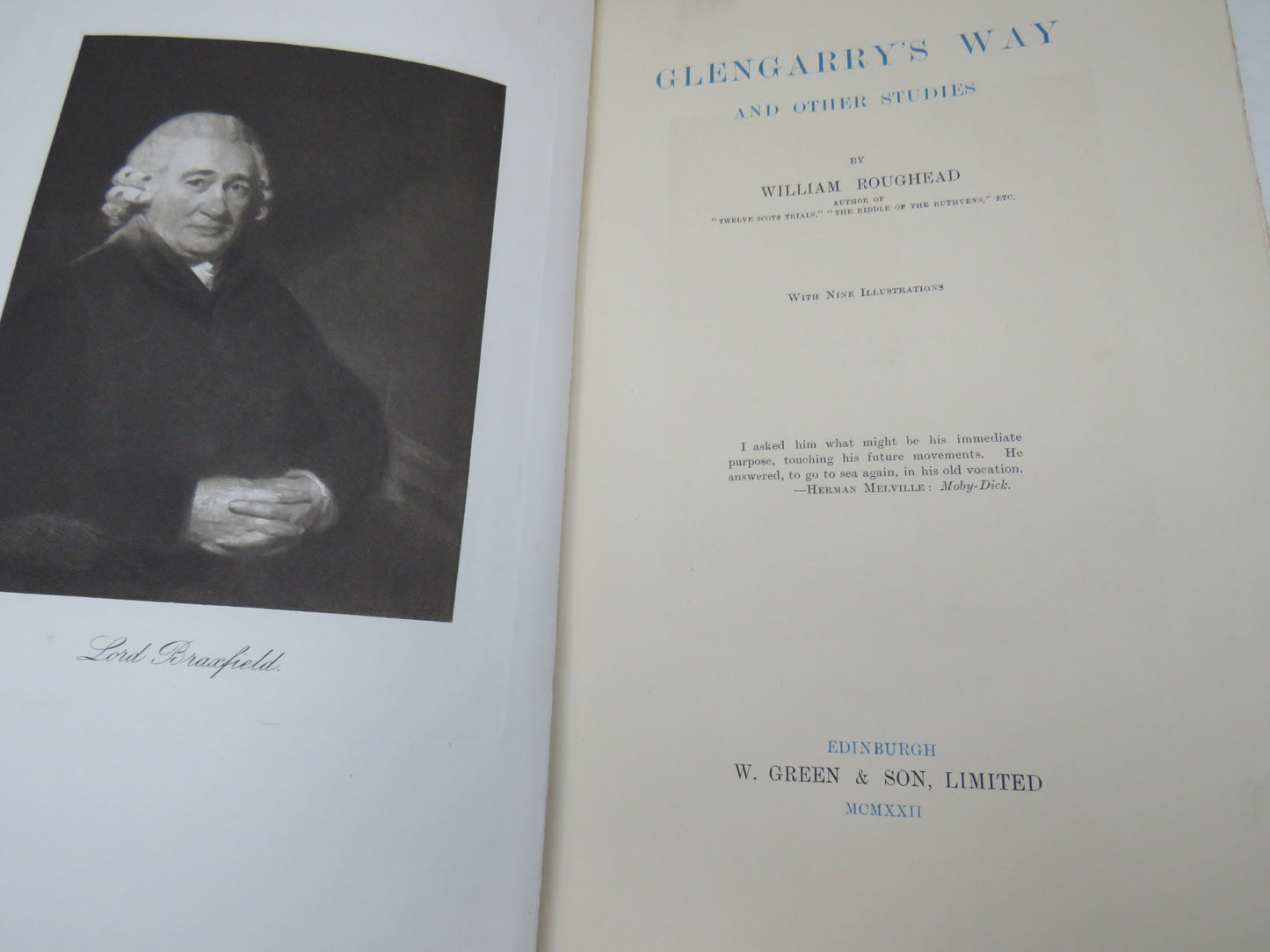 Glengarry's Way and Other Studies by William Roughead, 1922