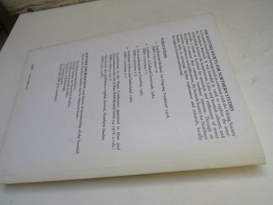 Firthlands of Ross and Sutherland Edited By John R. Baldwin 1986