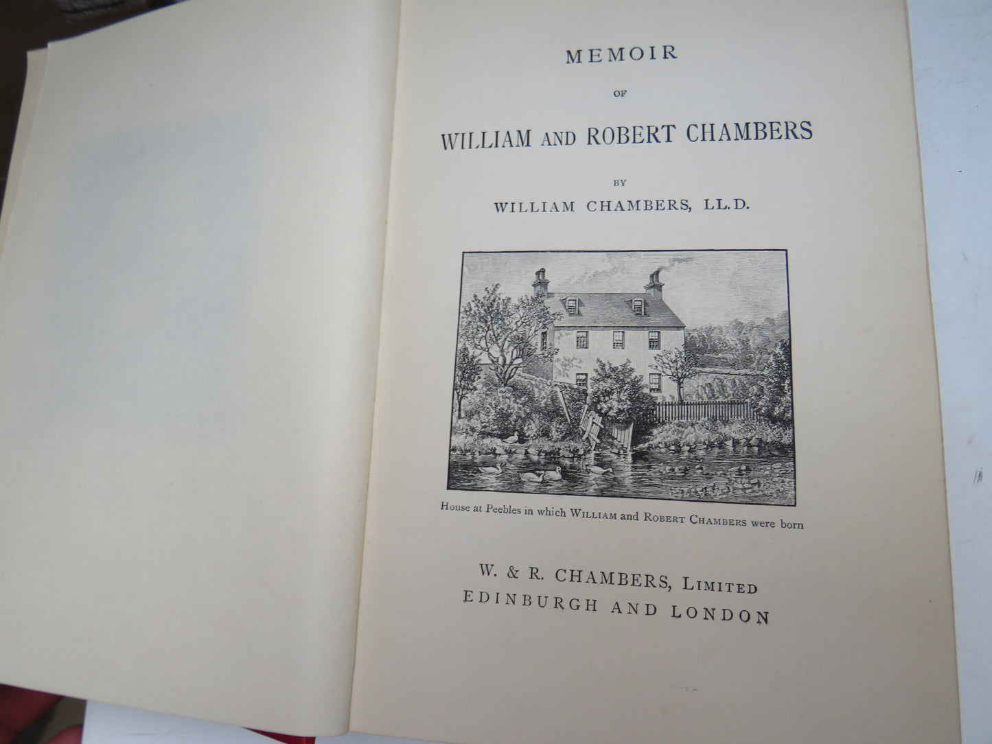 Memoir of William and Robert Chambers By William Chambers