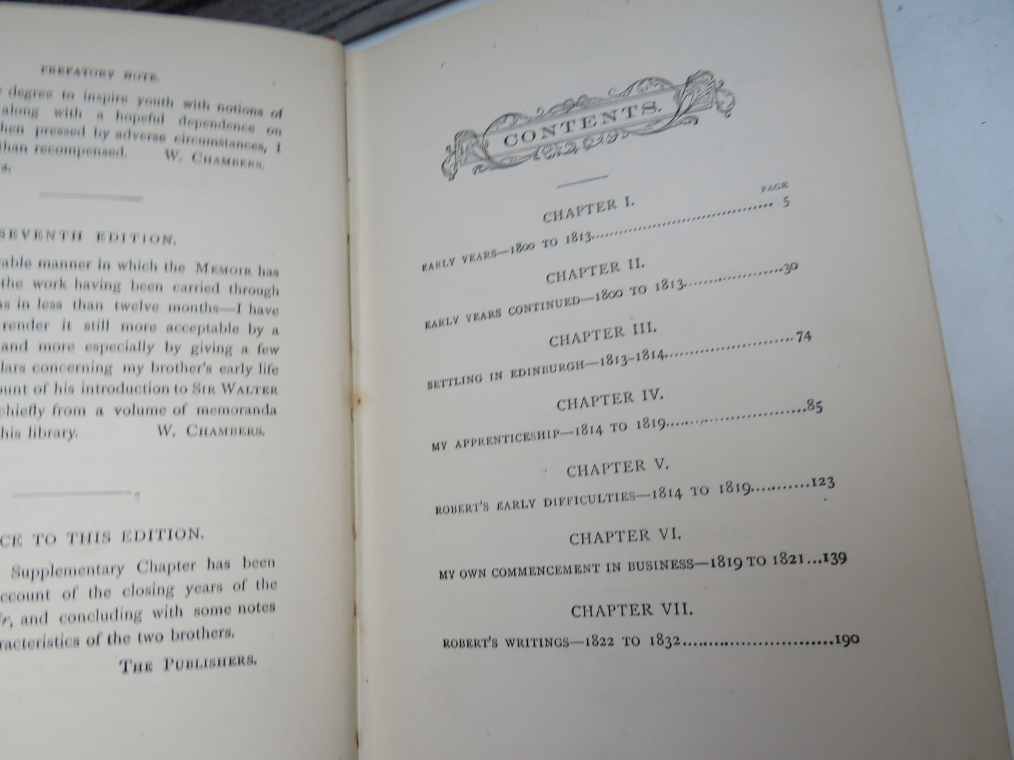 Memoir of William and Robert Chambers By William Chambers