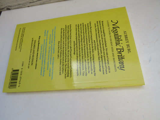 Megalithic Brittany A Guide To Over 350 Ancient Sites and Monuments By Aubrey Burl 1985