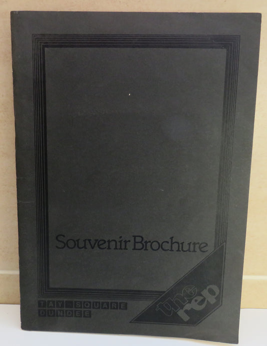 Souvenir Brochure From The Inaugural Performance At the New Dundee Repertory Theatre 1982