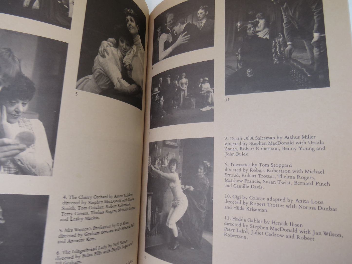 Souvenir Brochure From The Inaugural Performance At the New Dundee Repertory Theatre 1982