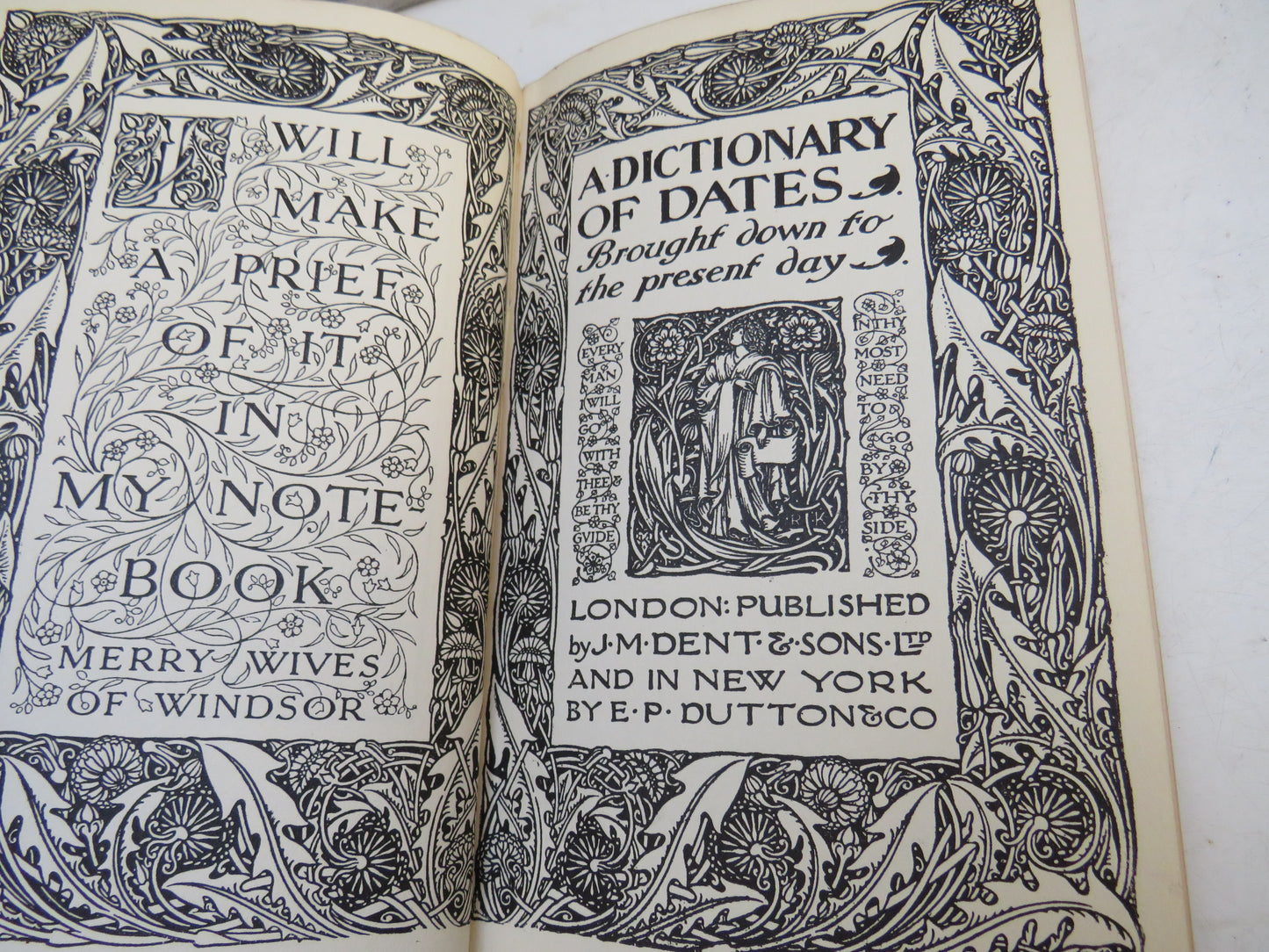 A Dictionary of Dates Brought Down To The Present Day