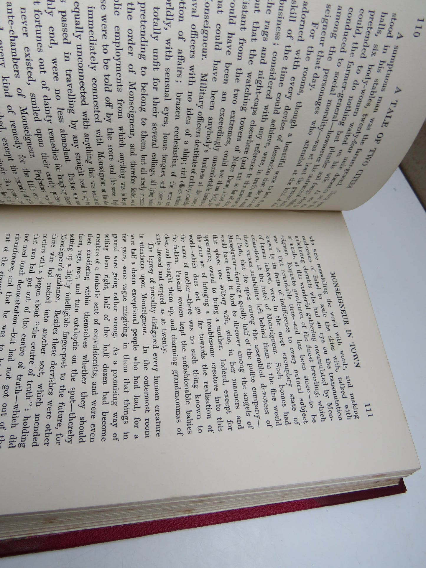 A Tale of Two Cities By Charles Dickens With Illustrations By John Jellicoe 1905 Antique Book